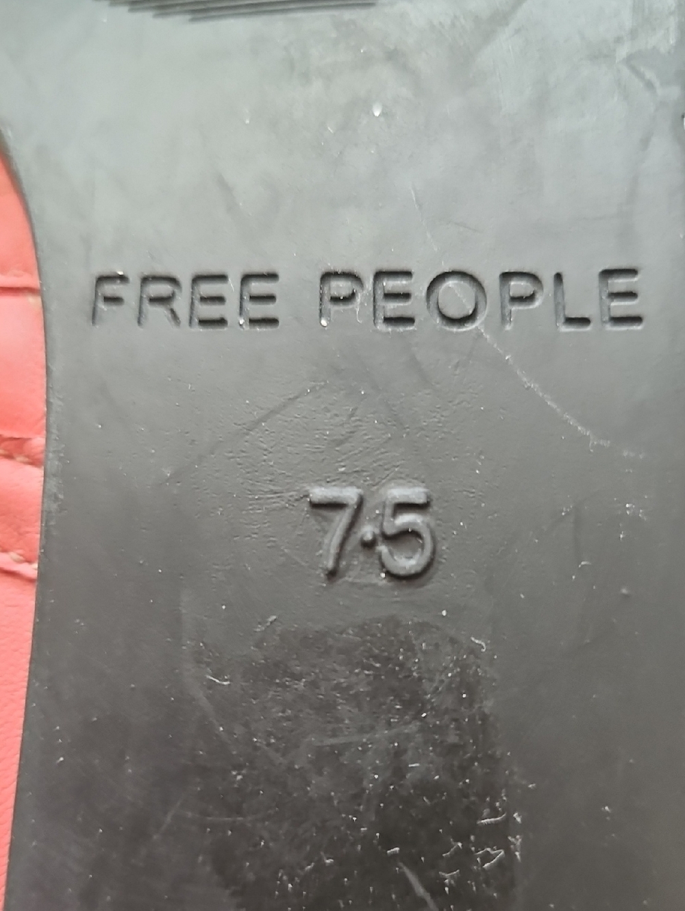 Free People Women's Gemini Ballet Flat, Watermelon 7.5US New - Picture 9 of 10